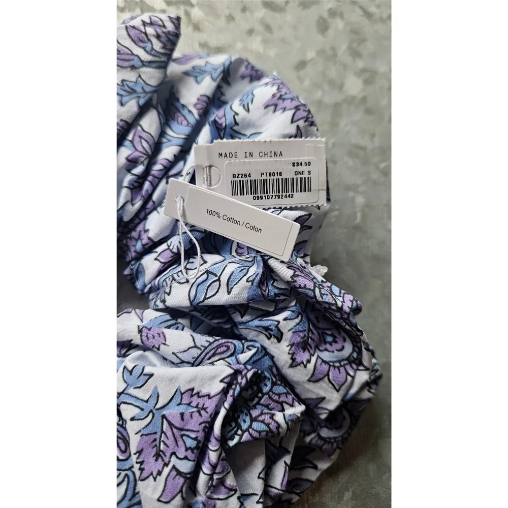 J. Crew Oversized Printed Scrunchie